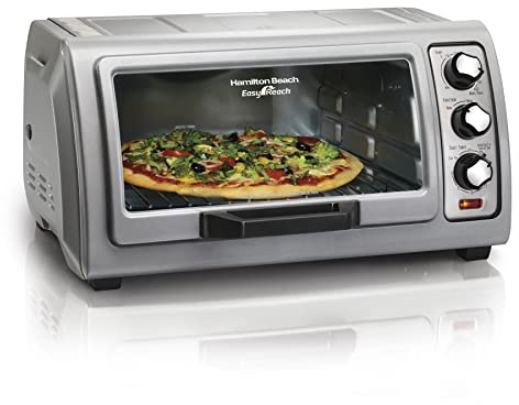 Hamilton Beach Easy Reach 6 Slice Countertop Toaster Oven