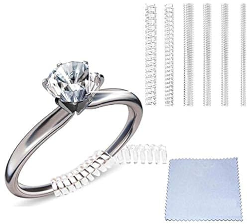 Ring Sizer Adjuster for Loose Rings, Resizer for Ring Adjuster Smaller, Rings Spacer,Tightener and Guards-12 Pcs