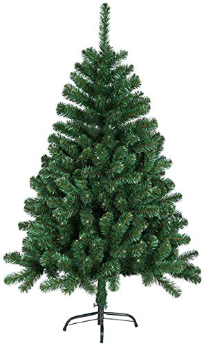 Aufun Künstlich Weihnachtsbaum 210cm Künstlicher Weinachts Baum Deko Tannenbaum Grün PVC mit Metallständer Weihnachtsdeko