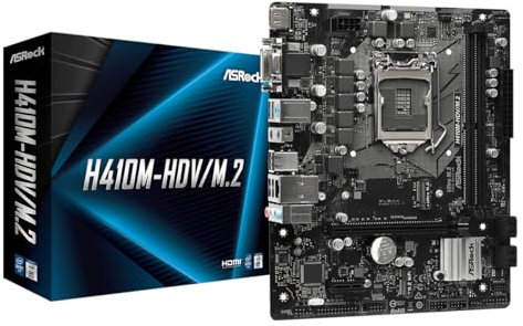ASROCK H410M-HDV/M.2 unterstützt 10th Gen Intel® CoreTM Prozessoren (Sockel 1200) Motherboard