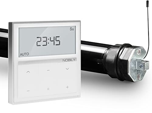 NOBILY Rollladenmotor Profi-Set PRE4 inkl. Funk-Timer Exquisit Wandsender