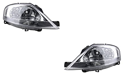 Johns Faro alogeno anteriore per Citroen C3 02/02- H7 H1 Set sinistra destra