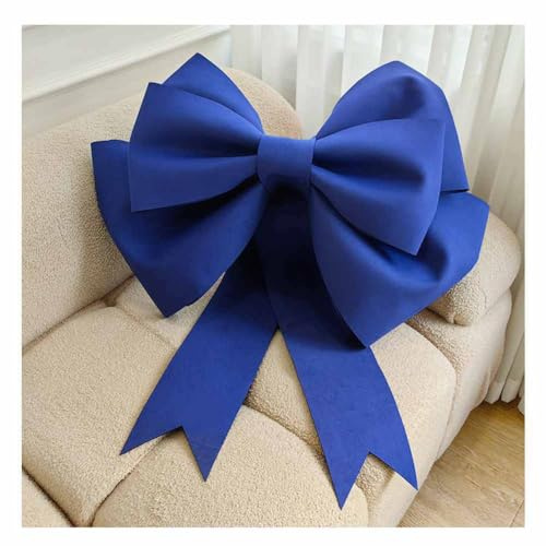 Yurosiay Riesen Schleifen DIY Super Groß Schleife Deko Groß Zierschleifen Hängende Riesenschleife Hochzeit Autoschleifen Weihnachtsschleifen Riesen Dekoschleife für Party Haus Blau 75cm