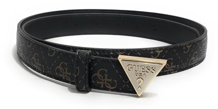 Cinta donna Guess Noelle not adjustable belt nero multilogo C24GU57 BW7850P3425-BNL M