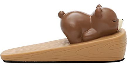 HAOHIZE Türstopper Boden, Niedlicher Türstopper Tier, Türstopper Keil, Door Stopper, Türstopper Kinderzimmer, Dekorativer Türstopper Lustig, Kollisionsschutz, Rutschfester (Kleiner Bär)