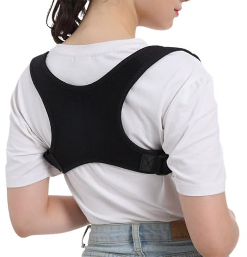 NJCXOLA Fascia Posturale Spalle e Schiena Regolabile Indicato per Uomo Donna e Ragazzi, Correttore Postura Fornisce Sollievo dal Dolore al Collo Disponibile