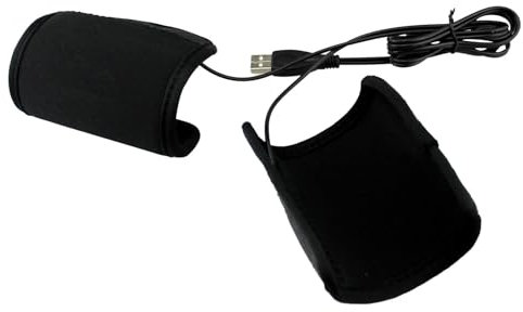 Beheizte Motorradgriff-Ärmel – Beheizte Motorrad-Lenkerabdeckung, USB-beheizte Motorrad-Griffabdeckungen | Schwarze beheizte Ärmel, ultradünne Griffheizungen für Fahrräder