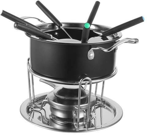 ABOOFAN Chocolate Fondue Melting Pot for Cheese Ice Heating Pot DIY Baking Tool Non-Stick Material