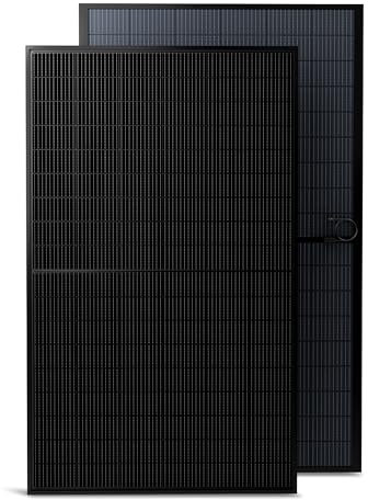 Solakon Solarmodul 500W, bifaziales monokristallines Solarpanel, 40v Photovoltaik Solarmodule/Solar Module für Balkonkraftwerk/Solaranlage 400w/500w Solar Panel für Photovoltaik Komplettanlage (1 Stk)