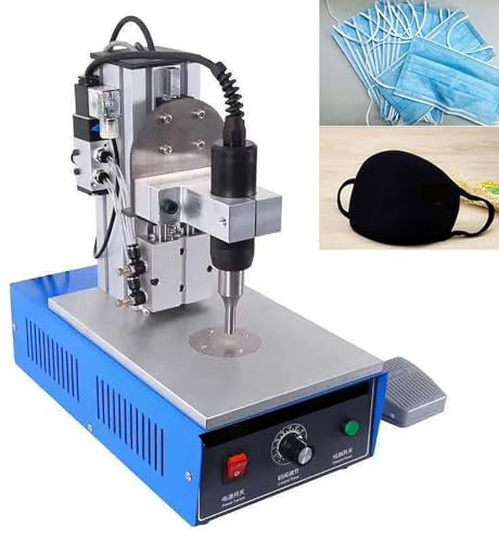Portable Spot Welding Machine, 1500W Adjustable Speed with Timer, Ideal for Fabric Sewing and Repair