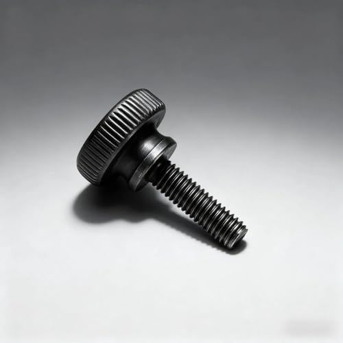 Vis Autoperceuse M6 pour Métal | 20 mm de Long | Alliage de Zinc Noir | 8 Pièces | Pour Équipement Mécanique, Instrumentation et Électroménager