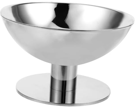 Sosoport Bol à Dessert Inoxydable Épais Coupe à Glace Design Simple et Élégant Bol Fruit et Sorbet pour Service Pratique et Réutilisable