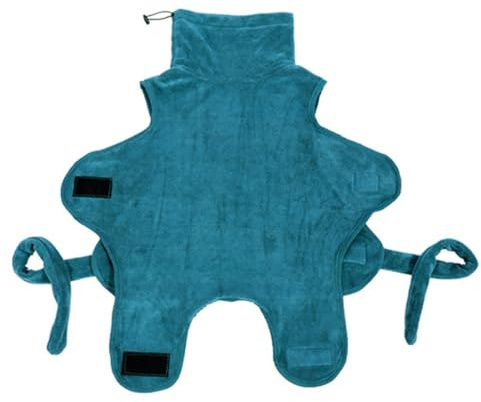 ECVGHD Alle Hunde-Trockenmantel mit verstellbarem Design für einfaches Tragen