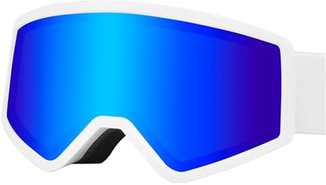 PURPLELILY Lunettes de ski en plein air pour garçon, fille, adolescent, sports de plein air d'hiver, lunettes de sport résistantes à la buée pour le ski, le snowboard, le cyclisme, le snowboard pour
