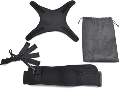 MeevrgR Equipo de entrenamiento de fútbol con pinchos para servir y ejercicios de potencia, ayuda portátil de entrenamiento deportivo para uso en interiores y exteriores, 1 juego (negro)