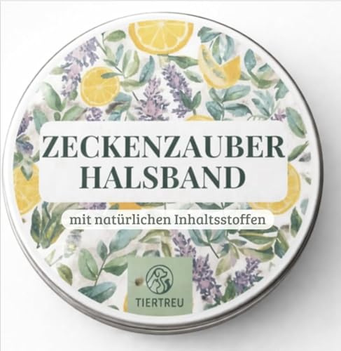 Tiertreu® Zeckenhalsband für Katzen - 2er Pack - Länge 38cm - wirksamer Schutz gegen Zecken und Flöhe - wasserfest und mit natürlichen Inhaltsstoffen – natürlichen Ölen
