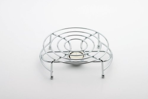 Weis Rechaud rund 1-flammig, Metall, Silber, 17.5 x 17.5 x 5.5 cm