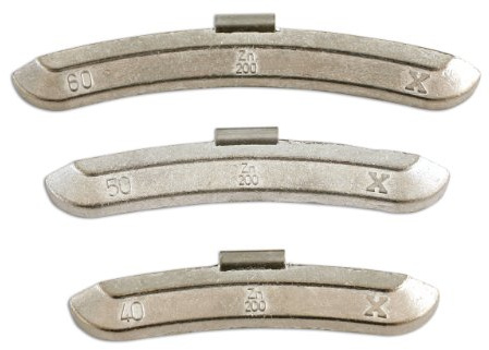 Connect 32872 Wheel Weights for Steel Wheels 50gram 50pc