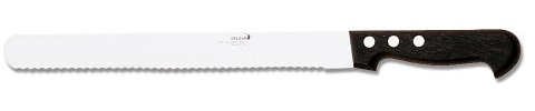 Deglon Coltello da pasticcere, ABS, Nero, 30 cm