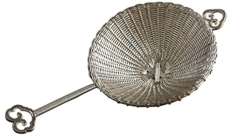 XXSC-ZC Imbuto in Argento Sterling, Imbuto da Cucina, Imbuto per tè, Imbuto per Vino, utilizzato per Trasferire liquidi, Bevande, Birra, Imbuto per fiaschetta in Metallo