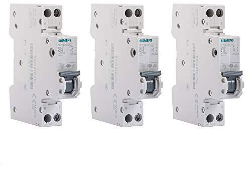 5SY3020-7KL LOT 3 DISJONCTEURS MODULAIRES 230V, 4,5kA, 1+N POLES, COURBE C, 20A