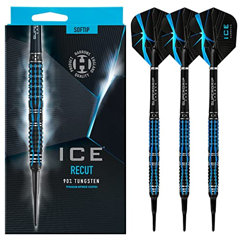 Harrows Darts Ice Recut 90% Tungsten Softdarts 20g