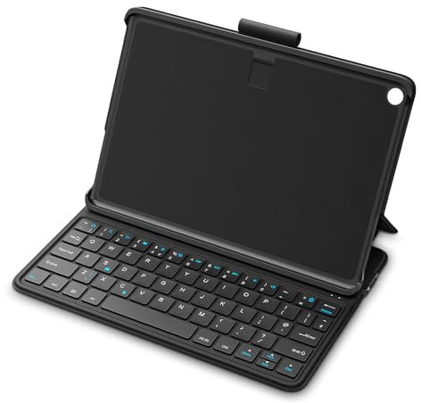 All-New, Made for Amazon Bluetooth Keyboard Case for Amazon Fire HD 10, (13th Gen, 2023 release)