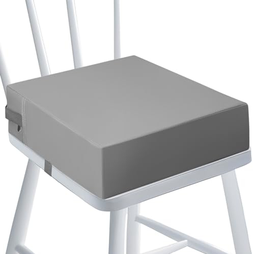 HAWAKA Sedia rialzata, lavabile, 2 cinghie, con fibbia di sicurezza per bambini, per tavolo da pranzo, seggiolini portatili