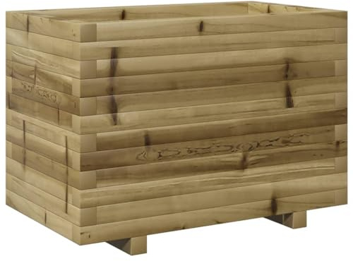 vidaXL Jardinière 70x40x49,5 cm Bois de pin imprégné
