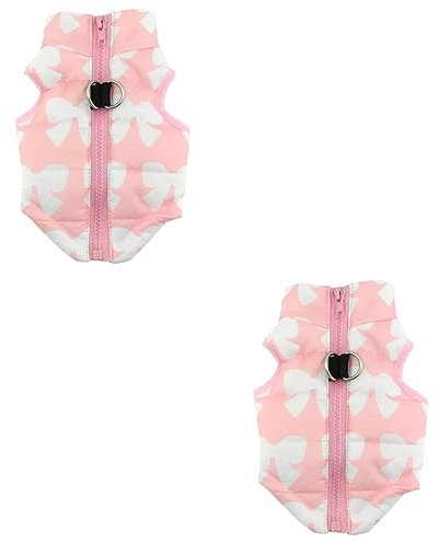 VILLFUL 2stücke Pet Dog Winter Vest wasserdichte Warme Hundejacke Für Kleine Hunde Stylischer Bequemer Schutz Für Herbst Und Winter s Für Und Sport