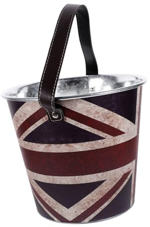 KICHOUSE Seau à Glace Vintage Seau à Glace Pratique pour Vin Et Bière pour Bar Restaurant Et Camping Accessoire De Fête Élégant