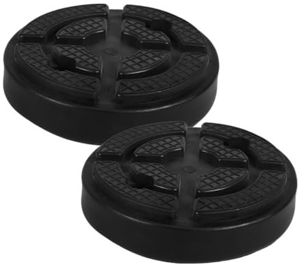 Mobestech 2stücke Gummiauflagen Für Wagenheber Hochwertige Runde Gummipad-Adapter Für Sicheren Fahrzeuglift Und Schutz Einsetzbar Für Werkstätten Und Auto-Detailing