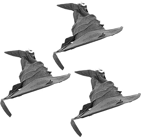 Tall Grey Wizard Witch Hat Fancy Dress Accessory School Book Week World Day Movie Character Television Halloween Parties Events Costume One Size X1