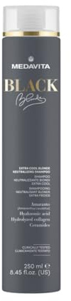 Medavita Black Blondie Extra Cool Blonde Neutralizing Shampoo 250ml - shampoo anti-giallo intenso capelli biondi decolorati