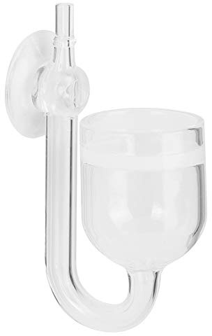 Pilipane CO2 hoher transparenter Glasraffiner Diffusor großes gerade Rohr für Aquariumwassergrasfischtank geeignet für mittelgroße und große Wassergrasfischtank aus hochwertiger