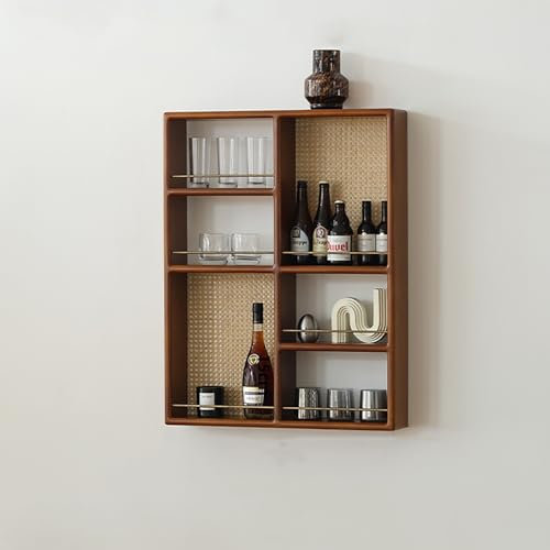 Étagère à vin murale moderne en bois pour cuisine, salle à manger, cave à vin, décoration d'intérieur