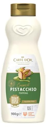Carte D'Or Crema di Pistacchio, Topping Professionale, 900g, Senza Glutine