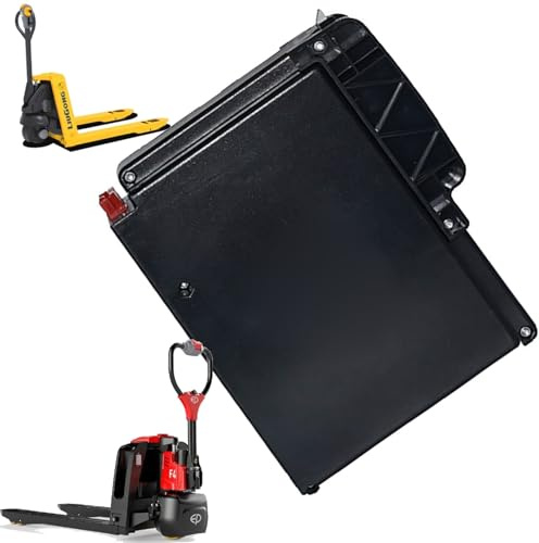 HJGHY Batteries 24 V 20 Ah pour transpalette électrique, Batterie 24 Volts pour Chariot élévateur avec poignée, Batterie Lithium-Fer-Phosphate 24 V pour F4/F3/MT15C-04/CLG2015L-E3/E,F4