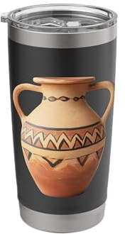 Ancient Greece Roman Empire Amphora Amphorae Vase Stainless Steel Insulated Tumbler