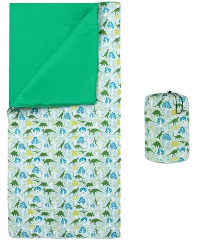 Wildkin Kinderschlafsack für Jungen und Mädchen, Inklusive Kissen und Stuff Sack, perfekte Größe für Schlummer-Partys, Muster mit unserem Nap Mats koordinieren und Brotdosen