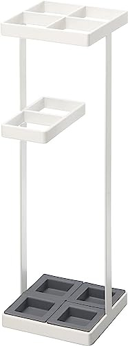 YAMAZAKI 7639 Tower Umbrella Stand, White, Steel/Polypropylene, 11 x 11 x 36 cm