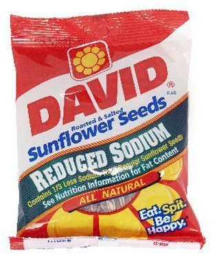David Sunflower Jumbo Seeds Reduced Sodium 5.25 Ounce (Pack of 6)