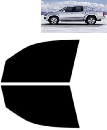 Passgenaue Tönungsfolie für Amarok 4-Türen Pick-up 2011-2020 - Vordere Seitenscheiben (20% Schwarz)