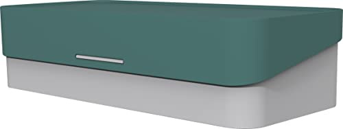 helit H6252552 - Tisch-Organizer „the companion“, Schreibtisch Butler in grün/grau | Schreibtisch Butler für Stifte, Notizen und Bürozubehör