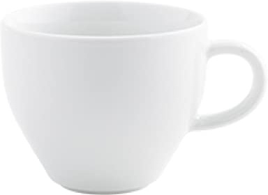 KAHLA 215106A90021C Café Sommelier Milchkaffee-Obertasse 0,30 l | weiße Kaffeetasse aus Porzellan | l weiß