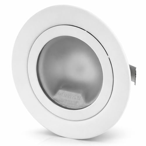 ADAKAT Faretto da incasso full metal G4 12V, copertura in vetro