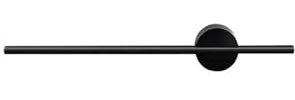 Aqxyxsw Porte-Serviettes Mural Amovible en Aluminium, Porte-Serviettes de Salle de Bain, Espace de Salle de Douche, Barre à Serviettes, Support de Rangement de Cuisine fangzi (Color : Schwarz, Size