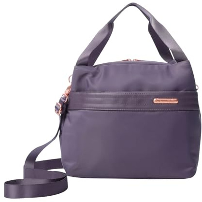 TOTTO - Bolsa Térmica Porta Alimentos 9 L, Modelo Birmana, 24 x 24 x 17 cm, Bolsa Comida Trabajo, Gran Capacidad, Asa de Mano, Correa Ajustable y Extraíble, Fácil de Limpiar, Color Montana Grape