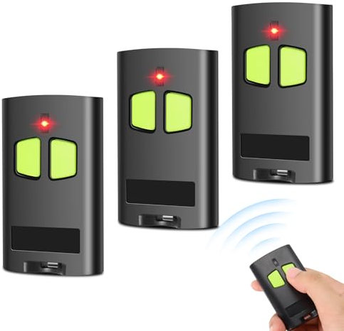 3 Pezzi Telecomando Cancello Compatibile con Benincà TO.GO 2VA, Telecomando Garage 433,92 MHz 2 Canali, Telecomando con Doppio Codice Advanced Rolling Code e Rolling Code