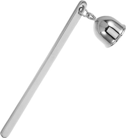 MAGICLULU Candle Snuffer Tool for Jar Candle Wick Snuffer Compact Extinguisher Long Handle Stainless Steel Retro Cover for Putting Out Safely at Home